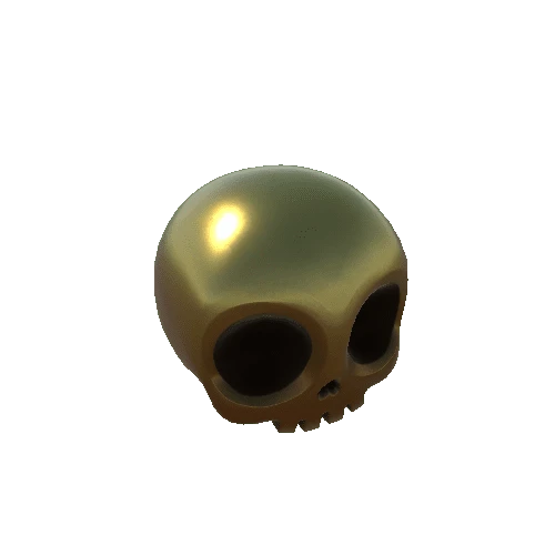 Cute Skull Gold